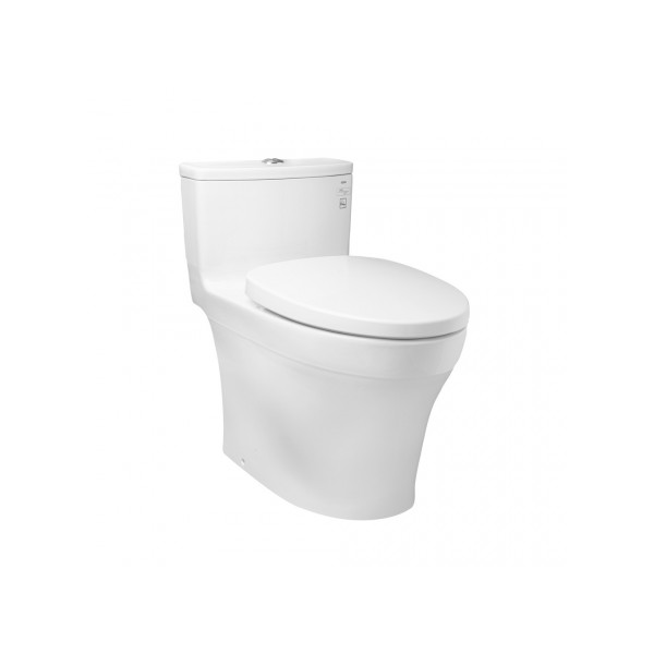 Bồn cầu một khối TOTO MS885DT3, nắp bàn cầu đóng êm TC385VS