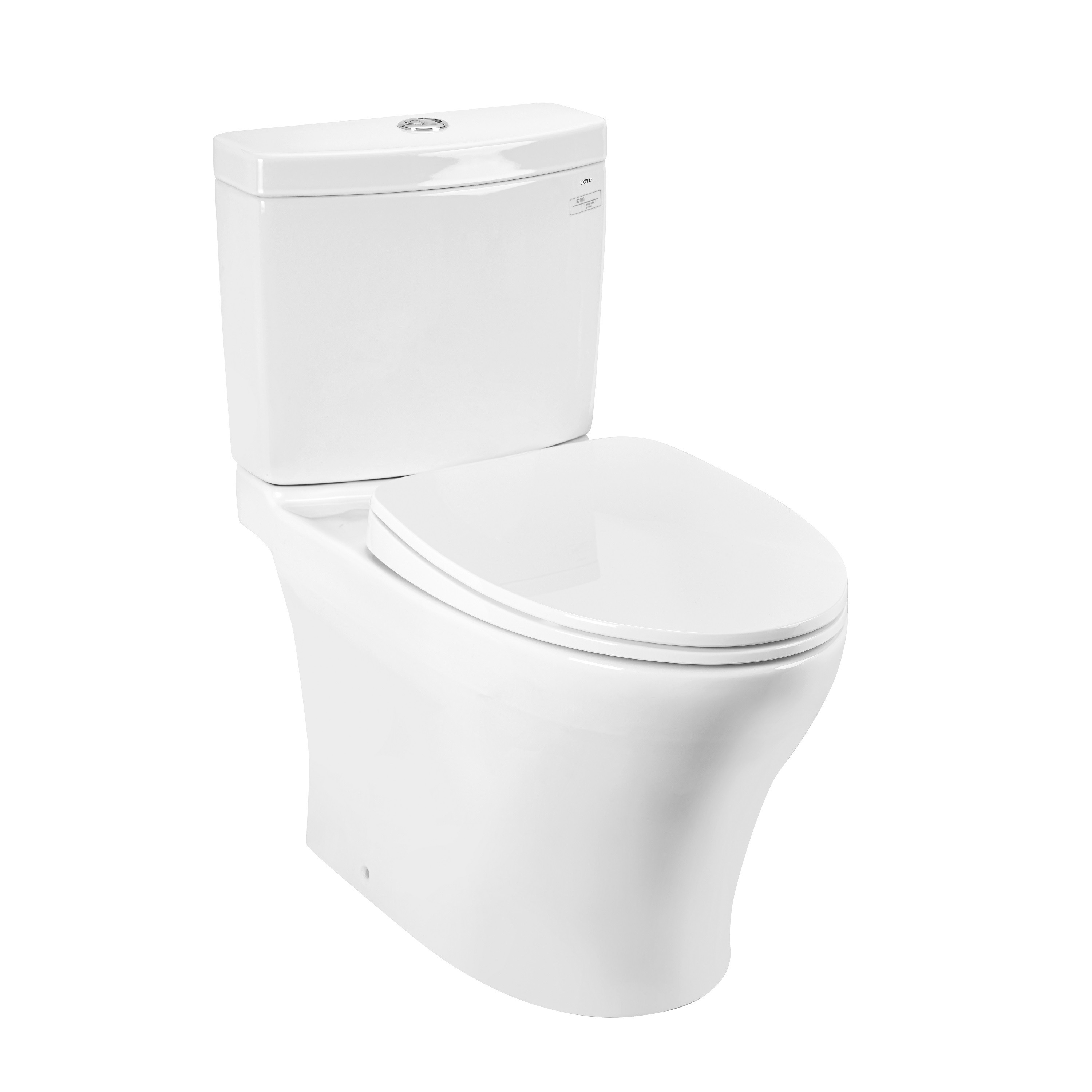 Bàn cầu hai khối TOTO _ CS769DRT10, nắp đóng êm TC395VS