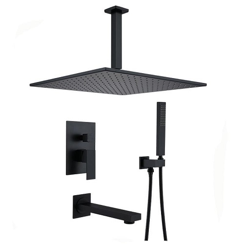 Sen tắm âm tường bát trần màu đen DAELIM_ DL4040BL